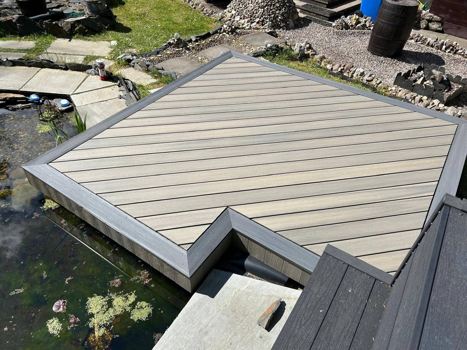 Decking installation project 25 in Scotland - Professional decking by Glenhaus Garden Rooms